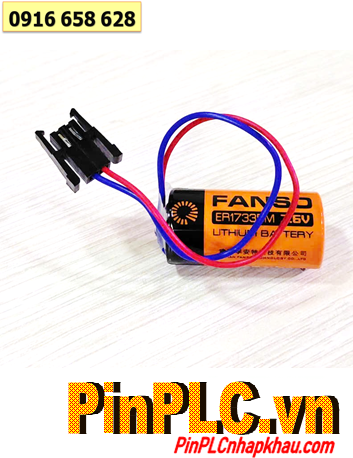 FANSO ER17335M (Zắc Mitsu), Pin nuôi nguồn PLC FANSO ER17335M lithium 3.6v